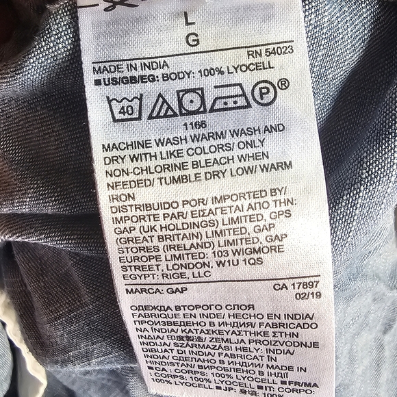 Gap Classic Blue Denim Dress - Picture 4 of 4